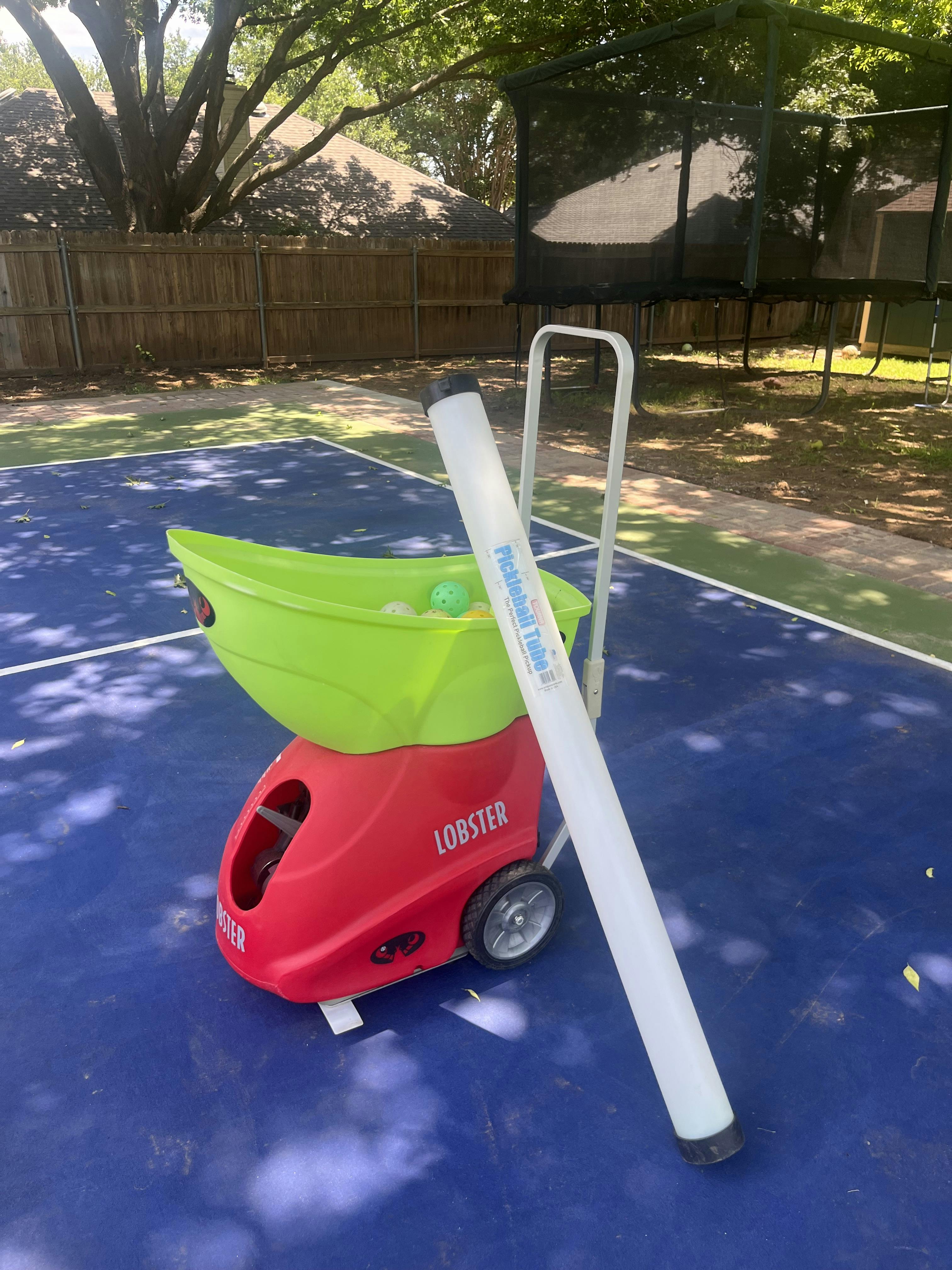 Shaded Backyard Pickleball Private Court in Grapevine Swimply